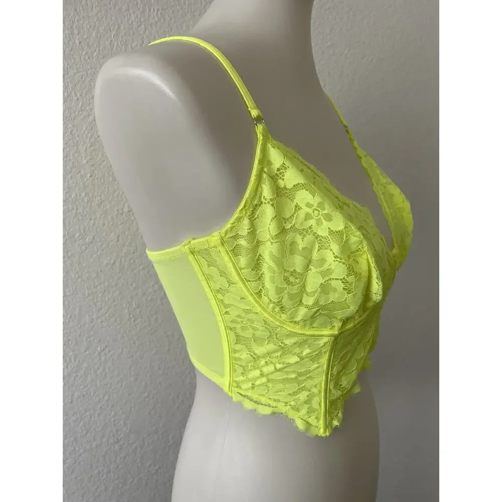 Cosabella Bra Bustier Floral Lace Lingerie Romantic Coquette Ethereal Whimsigoth